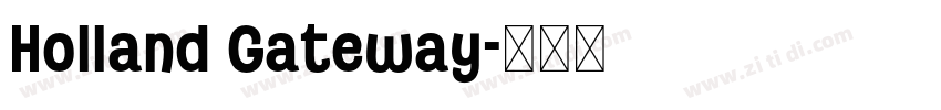 Holland Gateway字体转换